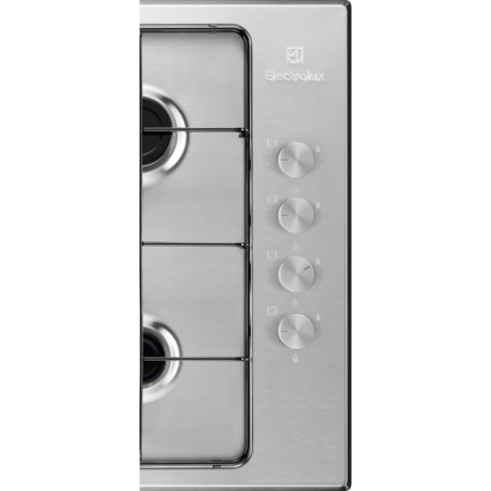 Plita incorporabila Electrolux KGS6404SX, Gaz, 4 Arzatoare, Aprindere electrica integrata, Inox, 60 cm-01