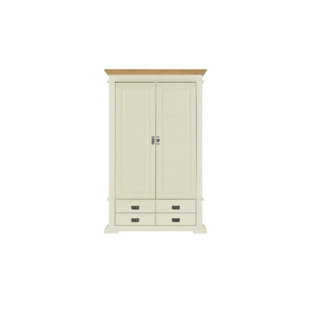 Dulap Cu 2 Usi Si 4 Sertare Cremona, 124.4 Cm-01