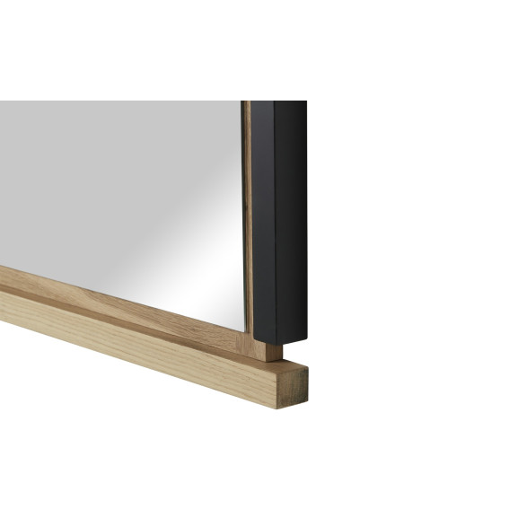 Rama oglinda reno smoked oak, furnir din lemn masiv, 100 x 75 x 33 cm