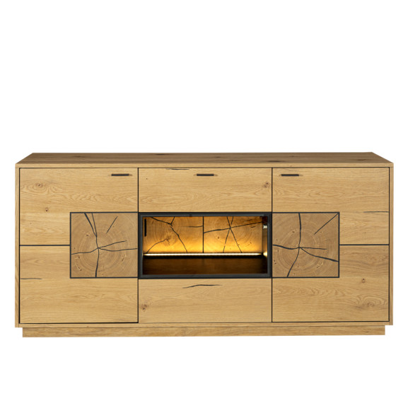 Bufet 2+1Usa+1Sertar Urbano Oak, 170 x 82 x 42 Cm