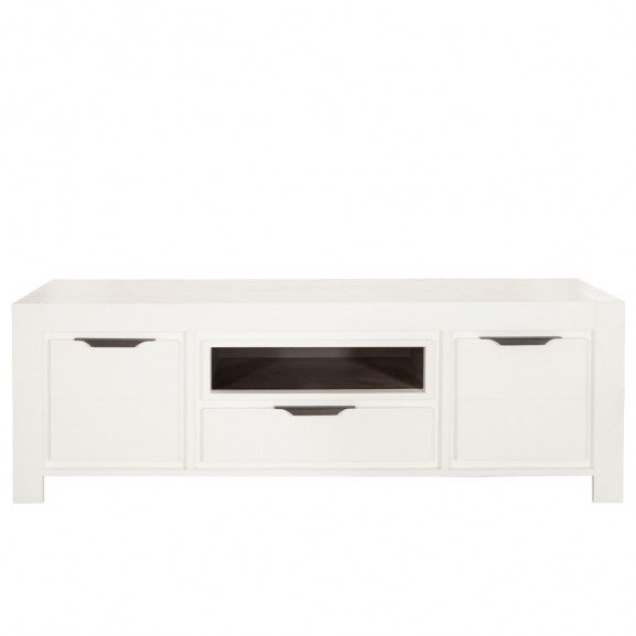 Comoda TV Cube Alb, 1660 x 420 x 570 mm.