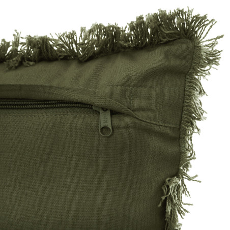 Perna Fringe Khaki 30 X 50 Cm-01