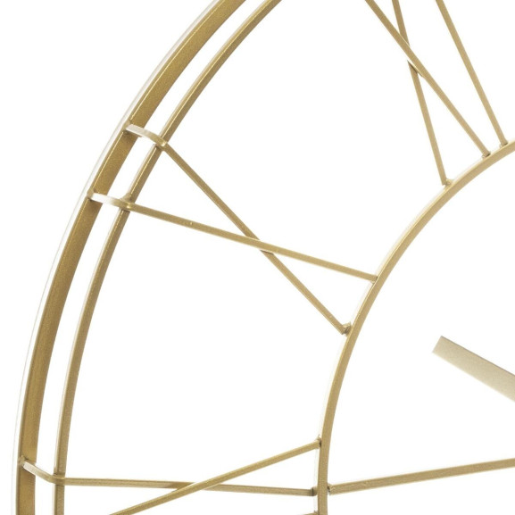 Ceas perete Metal 3D Gold D70