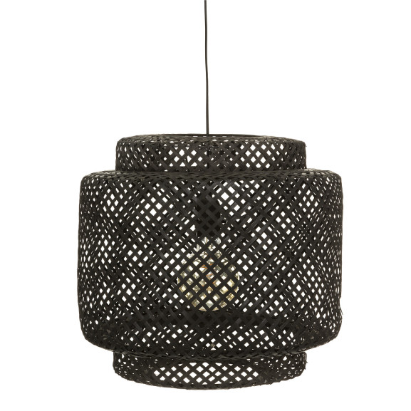 Lampa Libbe Bamboo Negru D40 cm