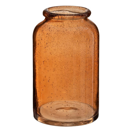 Vaza sticla Bubbly Caramel H21-01