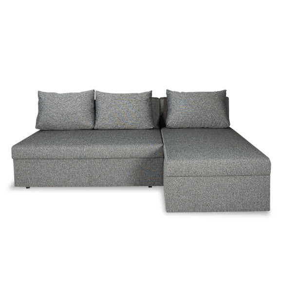 Coltar Extensibil Cu Lada, Modulo Interschimbabil Stanga/Dreapta, Gri Inchis, 220 X 80 X 155 Cm 155 imagine model 2022