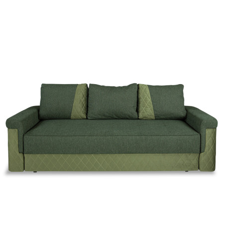 Canapea Extensibila Torino Lift Cu Lada Depozitare, Verde, 233 x 72 x 92 Cm-01