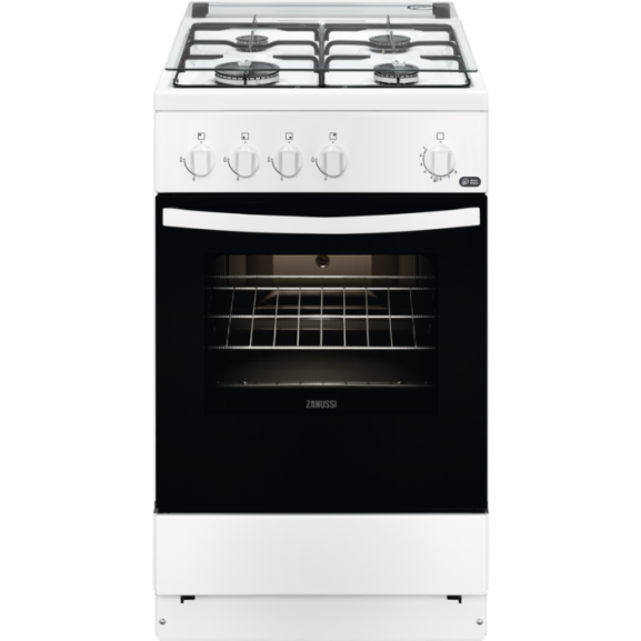 Poze Aragaz Pe Gaz Zanussi ZCG510D1WA, A, 59 L, Alb, 87,7 x 50 x 60 Cm