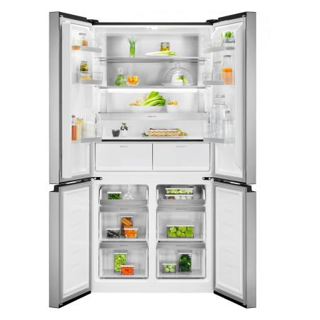 Combină Frigorifica Electrolux ELT9VE52U0, Frost Free, Clasa E, 522 Litri, Gri&Aspect Inox, 190 x 90,9 x 69 Cm-01