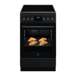 Aragaz Electric Electrolux LKR564201K, SteamBake, AirFry, Cataliza, Negru Mat, 85,8 x 50 x 60 Cm