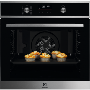 Cuptor Cu Abur Electrolux EOD6P66X, SteamBake Cu Autocuratare Pirolitica, A+, 72 Litri, Inox Antiamprenta, 59,4 x 59,6 x 56,9 Cm