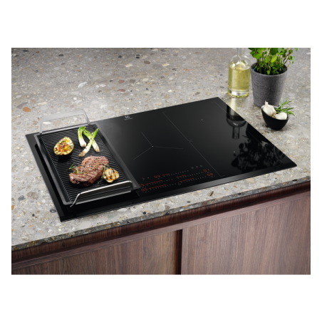 Plită inducţie Electrolux EIV84550, Bridge, Negru, 78 x 52 Cm-01