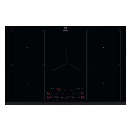 Plită inducţie Electrolux EIV84550, Bridge, Negru, 78 x 52 Cm-01