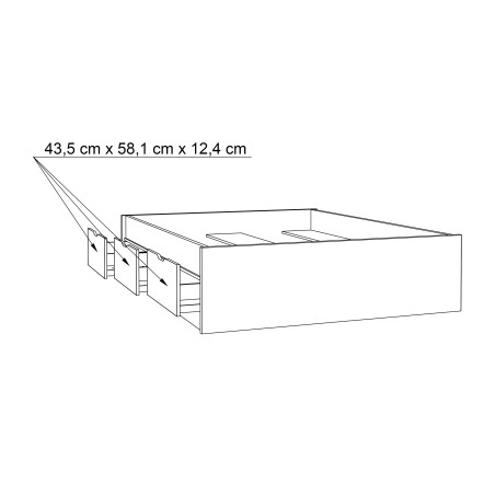 Pat Vankka, Stejar Pardosit Si Alb, Dimensiune Saltea 140 x 190 Cm-01