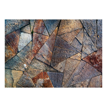 Fototapet autoadeziv Pavement Tiles (Colourful)-RESIGILAT-01