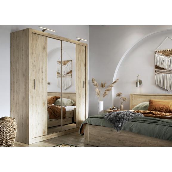 Poze Dulap Thea Cu 3 Usi Glisante, San Remo Light, 250 Cm