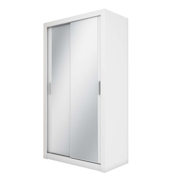 Dulap Thea Cu 2 Usi Glisante, Alb, 120 Cm Dulapuri