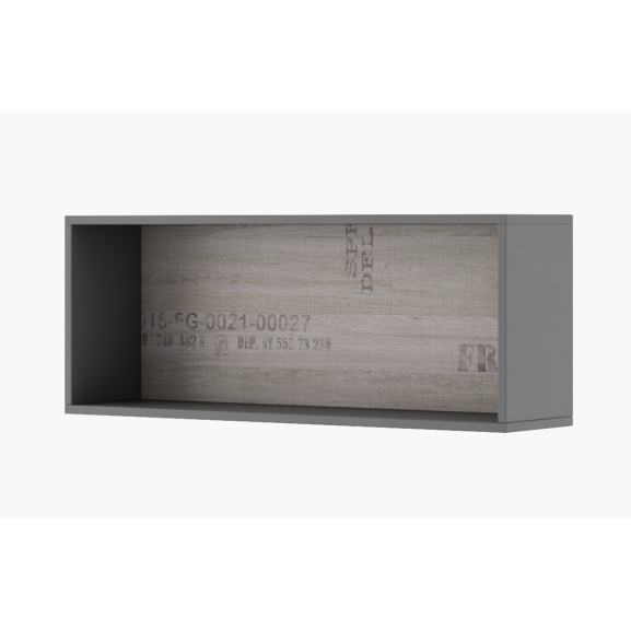 Dulap Suspendat Sorento Stejar Grafit Si Santana, 90 Cm Dulapuri