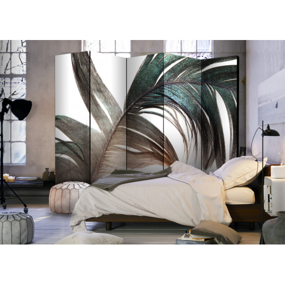 Paravan beautiful feather ii [room dividers] 225 cm x 172 cm-resigilat