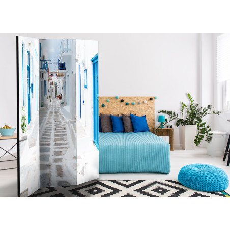 Paravan Greek Dream Island [Room Dividers] 135 cm x 172 cm-Resigilat-01