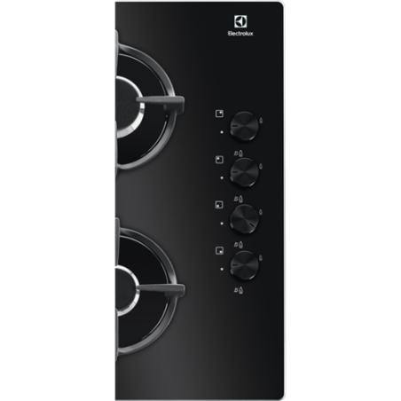 Plita Gaz Electrolux KGG6407K, Serie 600 Pro, Negru, 60 Cm-01