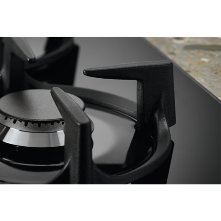 Plita Gaz Electrolux KGG6407K, Serie 600 Pro, Negru, 60 Cm-01