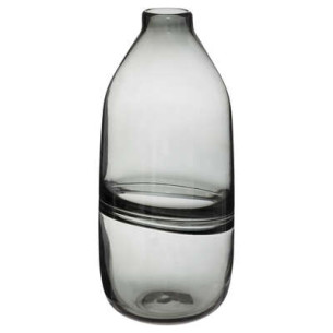 Vaza Sticla Bottle Gri H30