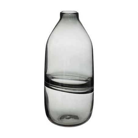 Vaza Sticla Bottle Gri 30 Cm-01