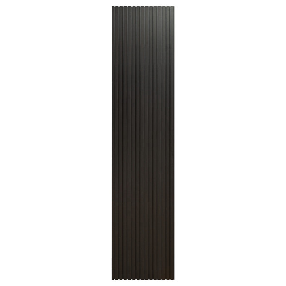 Riflaj Mdf Negru, Furniruit, 240 x 60 cm