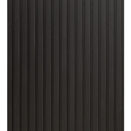 Riflaj Mdf Negru, Furniruit, 240 x 60 cm-01