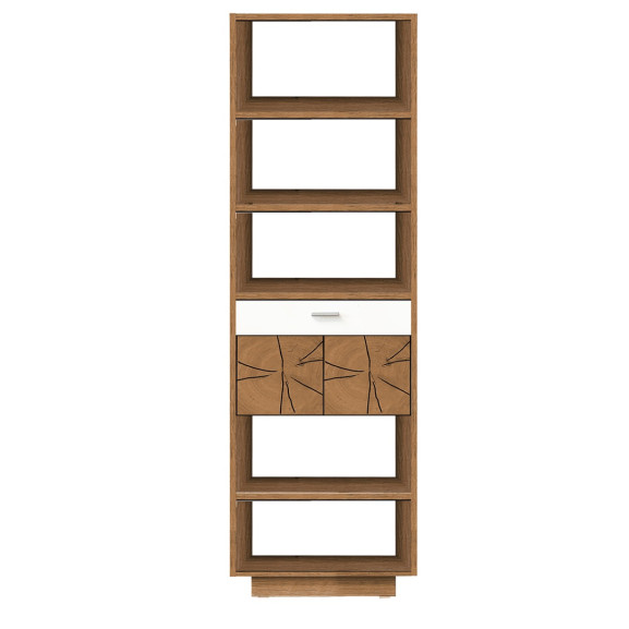 Poze Biblioteca Urbano White Cu 1 Usa Alb Si Natur, 54.5 Cm