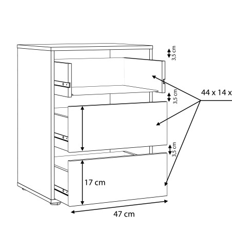 Comoda Dulap Charlie 51 Cm-01