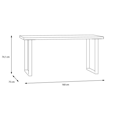 Birou West Valley 160 Cm-01