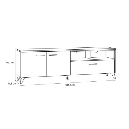 Comoda Tv Dreapta West Valley 184 Cm-01