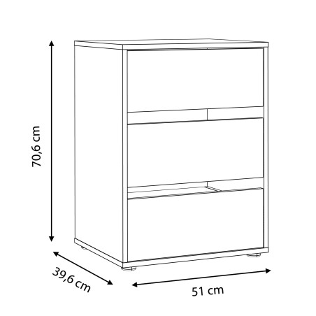 Comoda Dulap West Valley 51 Cm-01