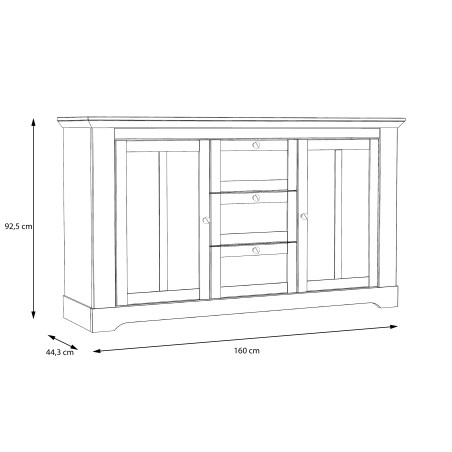 Comoda Dining Albertta 160 Cm-01