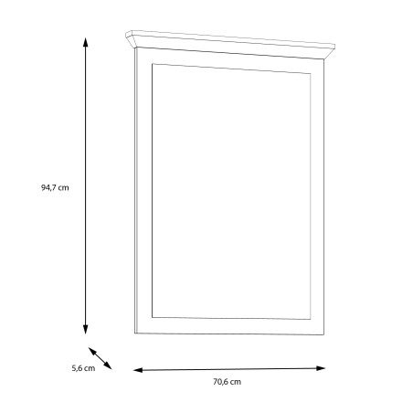 Oglinda Dining Albertta 71 Cm-01