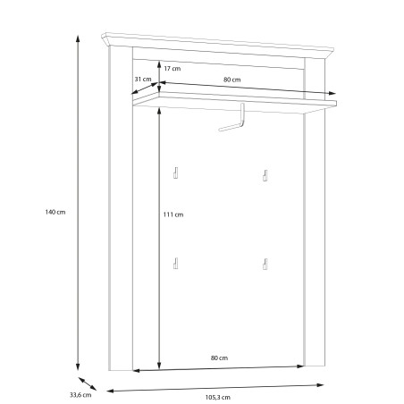 Cuier Hol Albertta 106 Cm-01