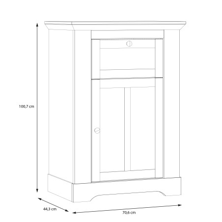 Comoda Dormitor Albertta 71 Cm-01