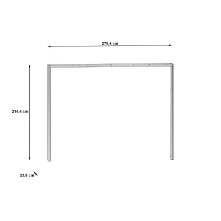 Rama Dulap Energy Stejar Artisan, 279 Cm-01