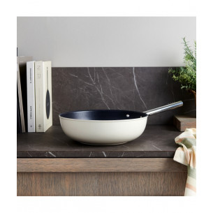 Wok Smeg Ckfw3001Crm Crem, 30 Cm-Resigilat