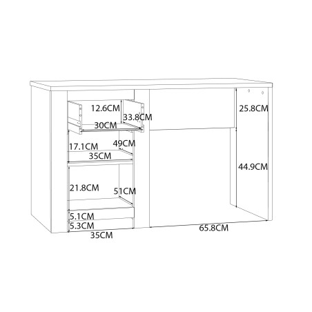 Birou Havana 120 Cm-01