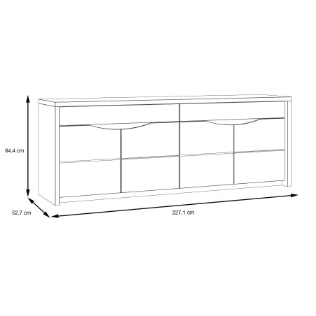 Comoda Sentozza 227 Cm-01