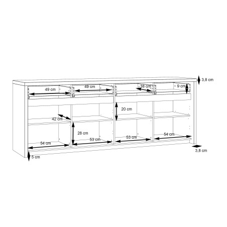 Comoda Sentozza 227 Cm-01