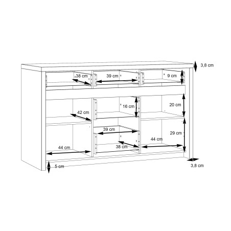 Comoda Sentozza 142 Cm-01