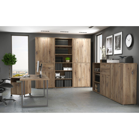 Biblioteca West Valley 84.5 x 41.5 x 226.5 Cm-01
