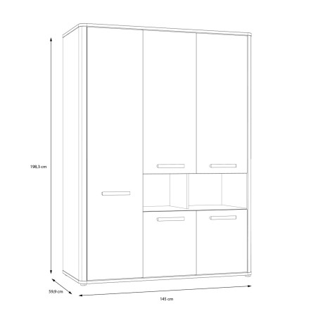 Dulap Ogy 145 Cm-01