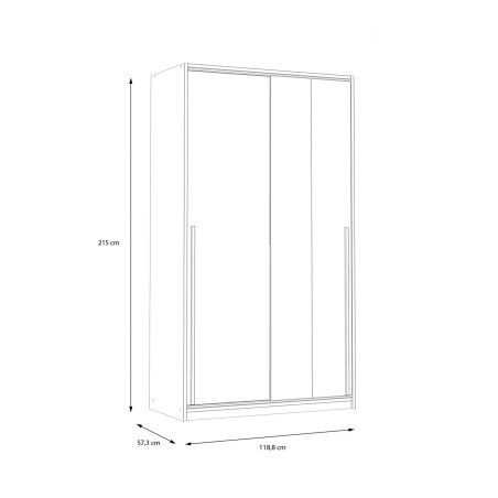 Set Dulap Cu 3 Polite Smartway, 119 Cm-01