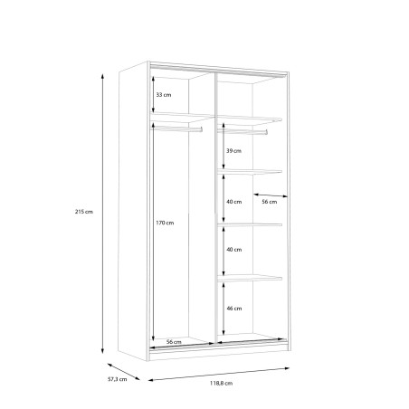 Set Dulap Cu 3 Polite Smartway, 119 Cm-01