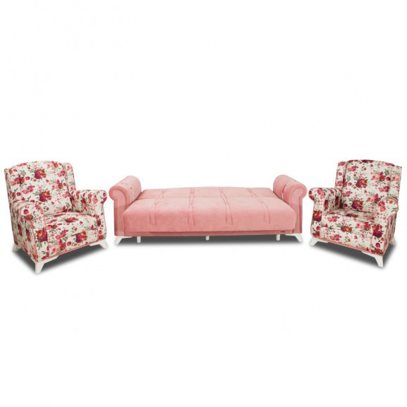 Set canapea extensibila cu lada Latina